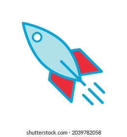 Rocket Icon Vektorgrafik-Design
