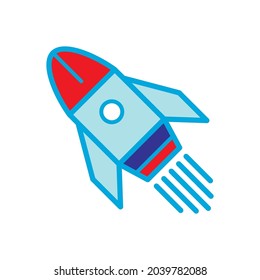 Rocket icon vector design illustration