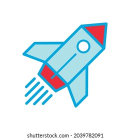 Rocket icon vector design illustration