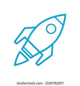 Rocket icon vector design illustration