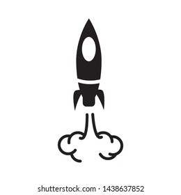rocket icon vector design template