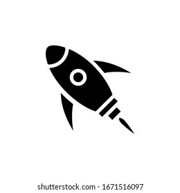 Rocket icon vector design template