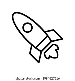 Rocket icon vector design template illustration
