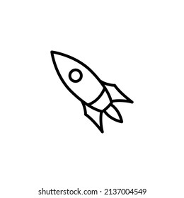rocket icon vector design templates 