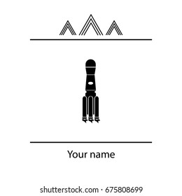 Rocket icon. vector illustration