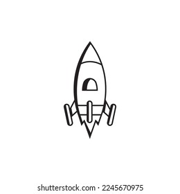 rocket icon vector illustration design