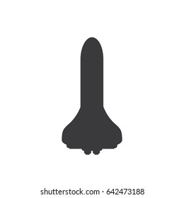 Rocket icon, vector illustration design. Space objects collection.