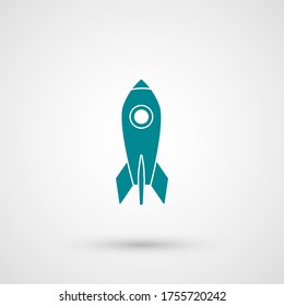 rocket Icon. Vector illustration EPS 10.