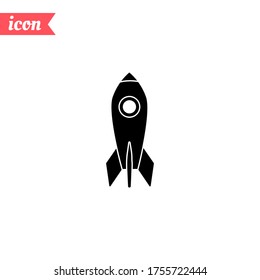 rocket Icon. Vector illustration EPS 10.
