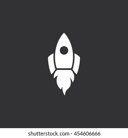 Rocket icon, vector illustration, EPS 10