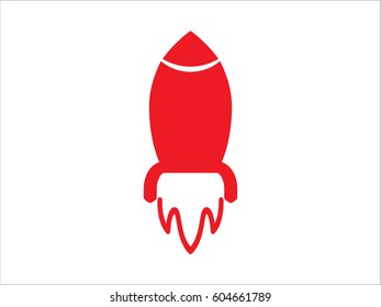 rocket, icon, vector illustration eps10
