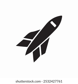 Rocket icon vector illustration image