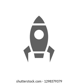 Rocket icon vector. Rocket icon illustration isolated vector sign symbol.
