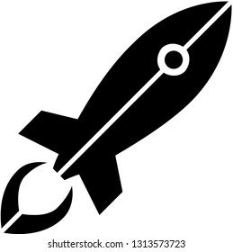 Rocket icon vector. Rocket icon illustration isolated vector sign symbol.