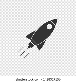 Rocket icon vector illustration isolated