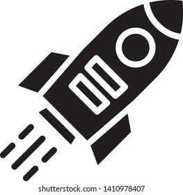 Rocket Icon Vector Illustration Logo Template
