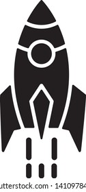 Rocket Icon Vector Illustration Logo Template