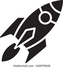 Rocket Icon Vector Illustration Logo Template