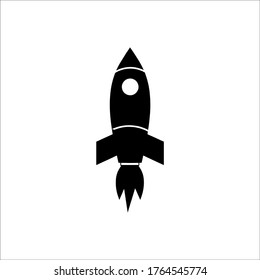 plantilla de logotipo de ilustración de vector de icono de cohete