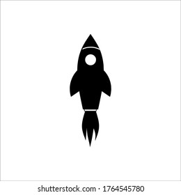 plantilla de logotipo de ilustración de vector de icono de cohete