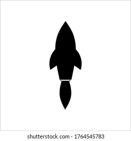plantilla de logotipo de ilustración de vector de icono de cohete