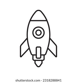 rocket icon vector illustration logo deisgn