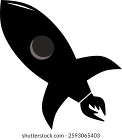 rocket icon vector illustration logo deisgn