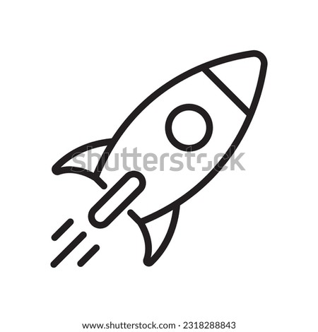 rocket icon vector illustration logo deisgn