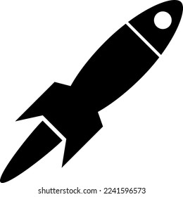 Rocket icon vector illustration on white background..eps
