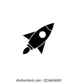 Rocket icon vector illustration. Startup sign and symbol. rocket launcher icon