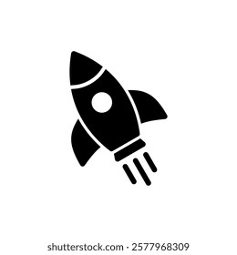 Rocket icon vector illustration. Startup sign and symbol. rocket launcher icon