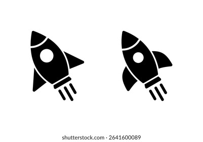 Rocket icon vector illustration. Startup sign and symbol. rocket launcher icon