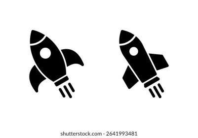 Rocket icon vector illustration. Startup sign and symbol. rocket launcher icon