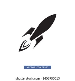 rocket icon vector illustration template