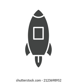 Rocket icon vector image. Can also be used for Physical Fitness. Suitable for mobile apps, web apps and print media.