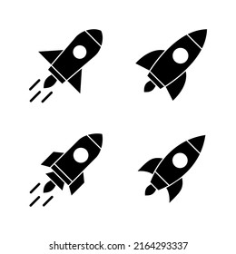 Rocket icon vector. Startup sign and symbol. rocket launcher icon