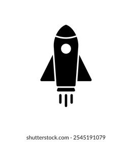 Rocket icon vector. Startup sign and symbol. rocket launcher icon