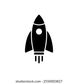 Rocket icon vector. Startup sign and symbol. rocket launcher icon