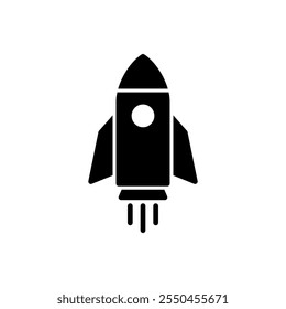 Rocket icon vector. Startup sign and symbol. rocket launcher icon