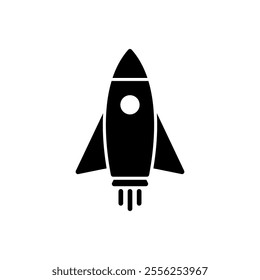 Rocket icon vector. Startup sign and symbol. rocket launcher icon