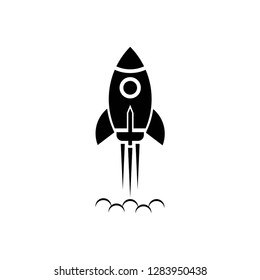 Rocket icon vector symbol