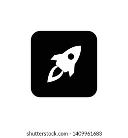 rocket icon vector, rocket symbol vector