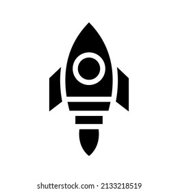Rocket Icon Vector Symbol Design Illustration
