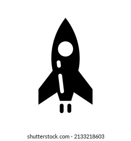 Ilustración de diseño de símbolo del vector de icono de cohete