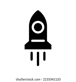 Rocket Icon Vector Symbol Design Illustration