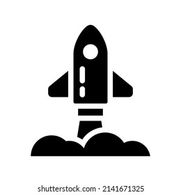 Ilustración de diseño de símbolo del vector de icono de cohete