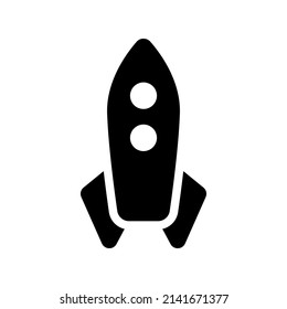 Rocket Icon Vector Symbol Design Illustration