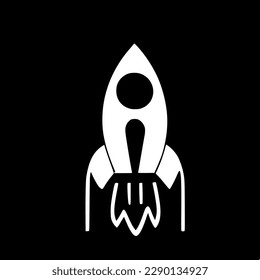 rocket icon vector symbol design illustration