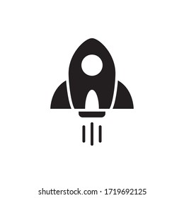 rocket icon vector symbol template