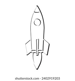 rocket icon vector template illustration logo design